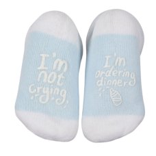 S520-B: Blue 2 Pack Anti-Slip Terry Socks (0-12 Months)